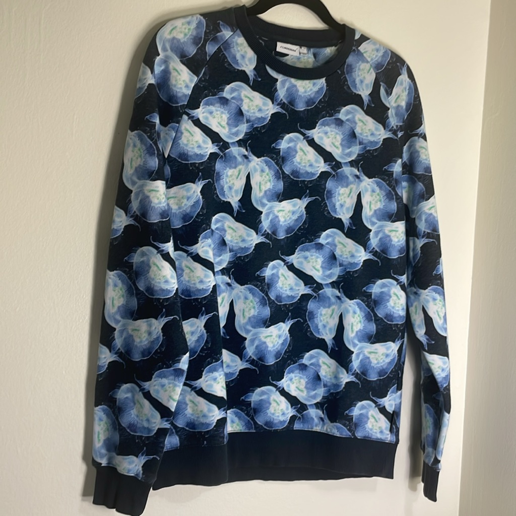J. Lindeberg Jellyfish Sweater Pullover Crew Large